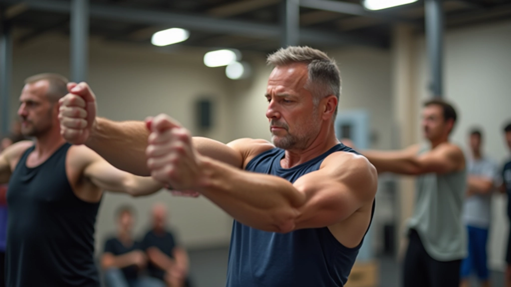 Sağlık merkezi ortamında bir antrenman seansı sırasında insanların hareket ederken profesyonel görünüşü